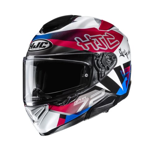 HJC casco integral RPHA 72 Goldy MC21 rojo azul