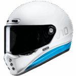 HJC Casco moto integral V10 Tami MC2 blanco azul