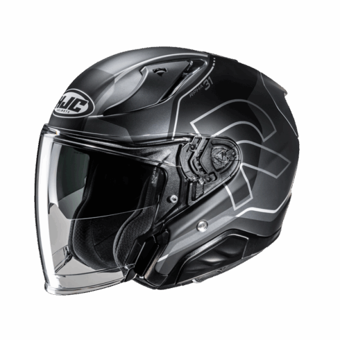 HJC casco moto jet RPHA 31 DEREEN MC5SF negro gris