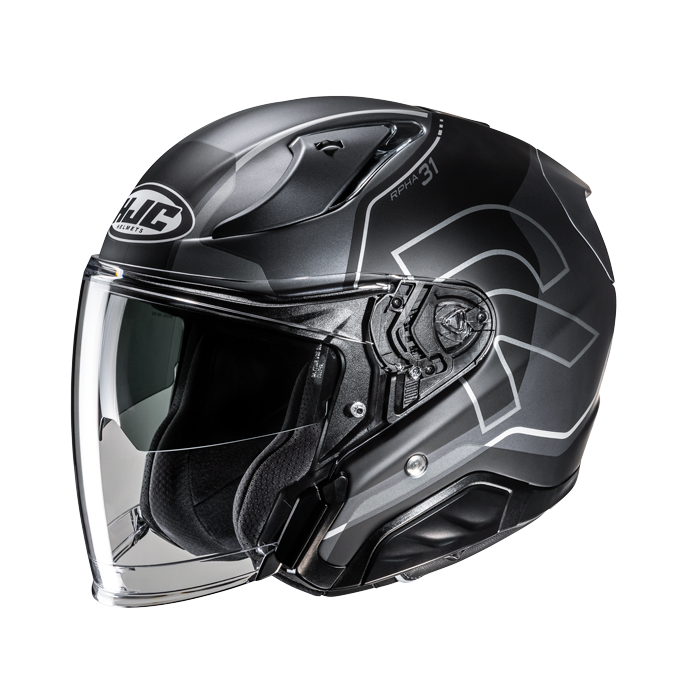 HJC casco moto jet RPHA 31 DEREEN MC5SF negro gris