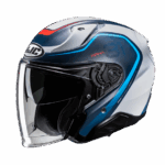 HJC casco moto jet RPHA 31 KOUV MC21SF blanco azul rojo