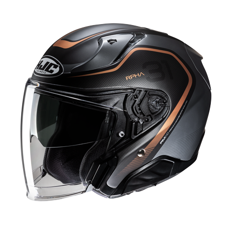 HJC casco moto jet RPHA 31 KOUV MC9SF titanio cobre