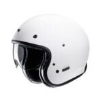 HJC casco jet V31 vintage Uni blanco