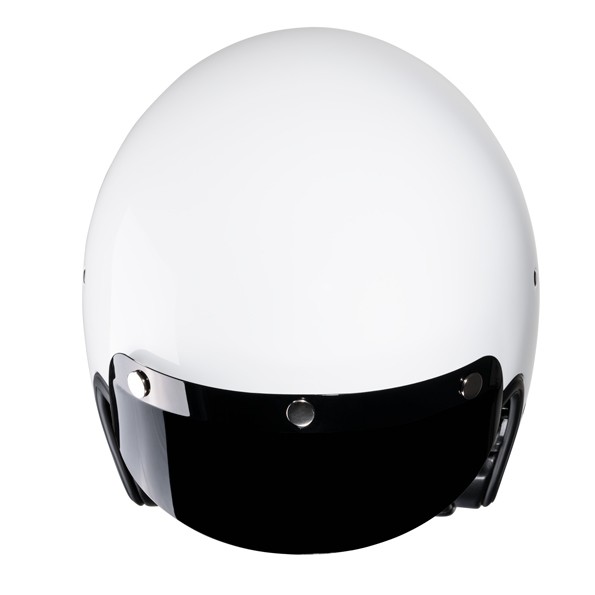 HJC casco jet V31 vintage Uni blanco - Imagen 5