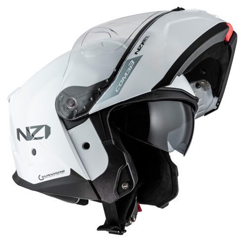 NZI casco moto modular Combi 3 duo blanco