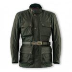 Garibaldi chaqueta moto Heritage impermeable verde