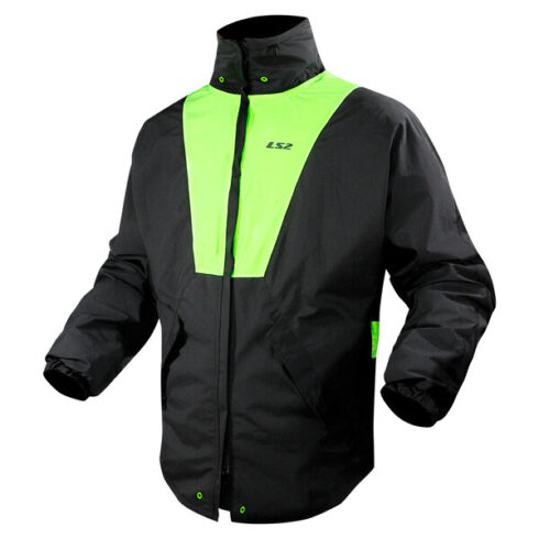 LS2 chaqueta impermeable X-RAIN amarillo negro