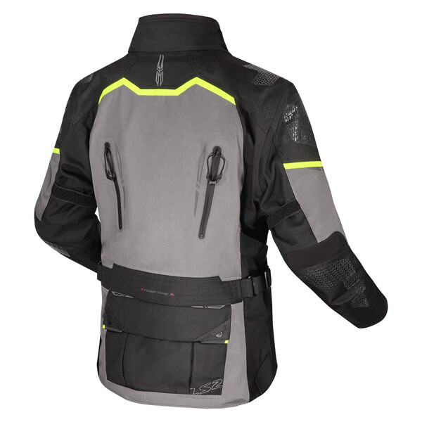 LS2 chaqueta tricapa Apollo gris flúor - Imagen 2