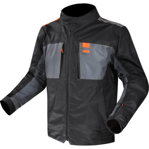 LS2 chaqueta hombre Titanium negro naranja
