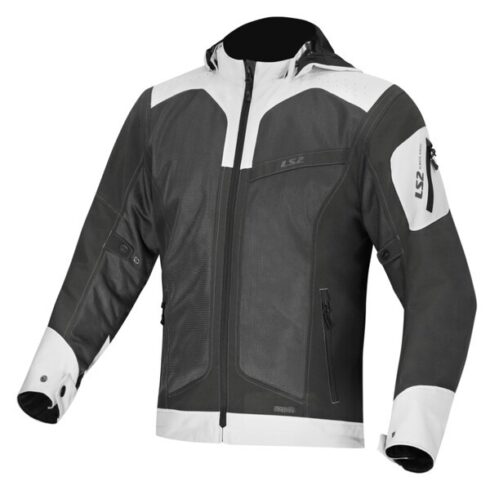 LS2 chaqueta verano Bolton Air gris titanio