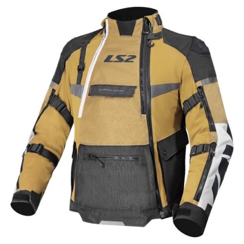 LS2 chaqueta tricapa X-Master amarillo negro