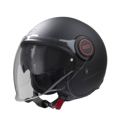 Garibaldi casco moto jet G21 Sunvisor negro mate