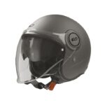 Garibaldi casco moto jet G21 Sunvisor Gris titanio mate