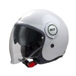 Garibaldi casco moto jet G21 Sunvisor Blanco perla