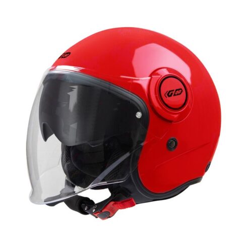 Garibaldi casco moto jet G21 Sunvisor Rojo