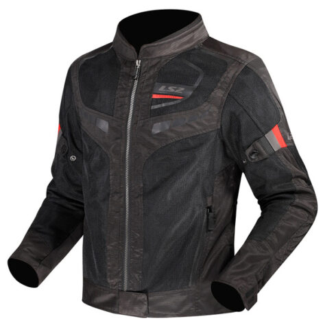 LS2 chaqueta moto verano Mujer Garda negra
