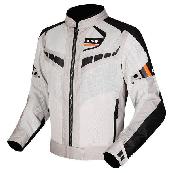 LS2 chaqueta mujer moto verano Garda blanca