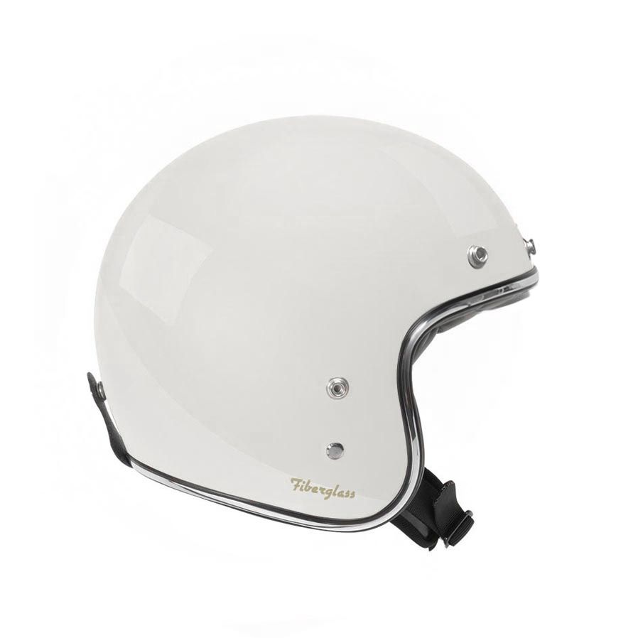 Garibaldi casco jet G02X Fiberglass blanco perla - Imagen 2