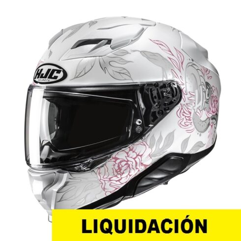 HJC casco moto integral F71 Eliz MC8 blanco