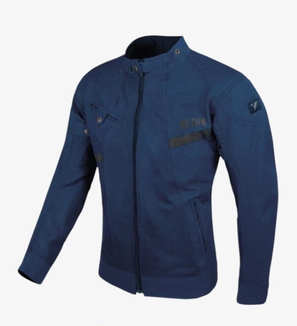 By City Chaqueta Moto verano Route azul