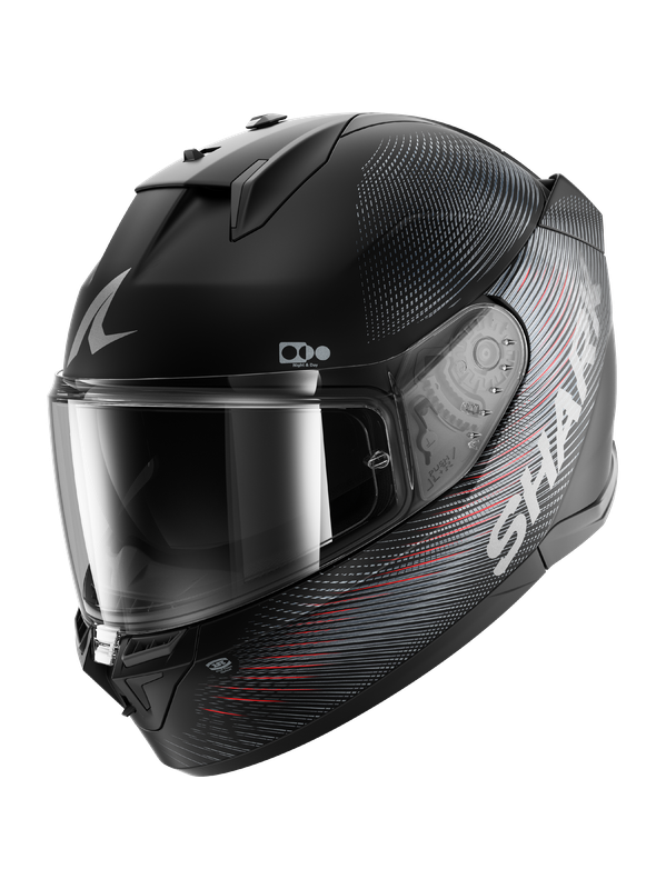 Shark casco integral D-Skwal 3 SP Lyne negro antracita rojo