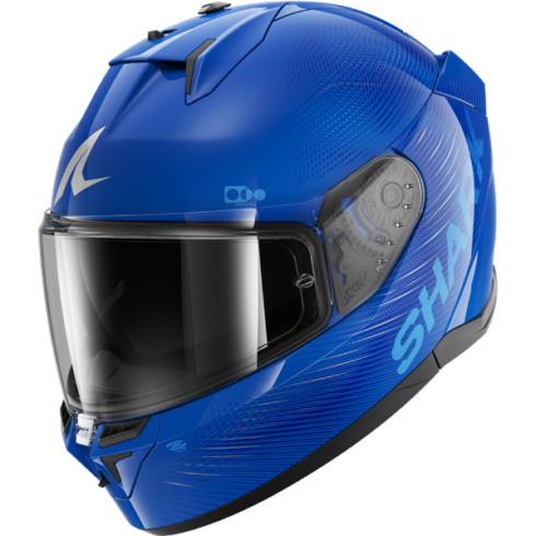 Shark casco integral D-Skwal 3 SP Lyne azul plata