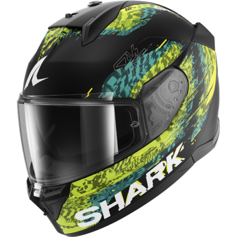 Shark casco integral D-Skwal 3 Speed-Vib verde azul negro