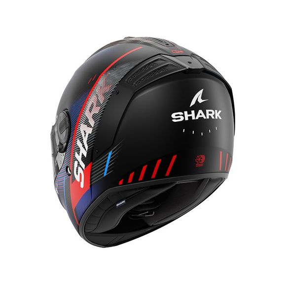 Shark casco Spartan RS Speed-Tech azul rojo - Imagen 3