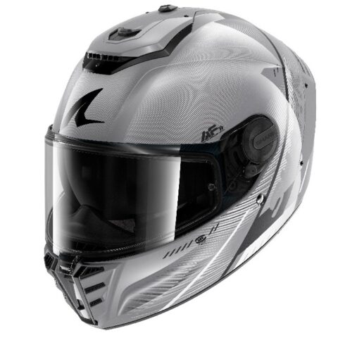 Shark casco Spartan RS Speed-Tech plata negro