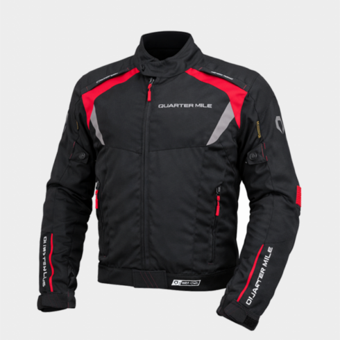 Quartermile chaqueta moto Eclipse roja