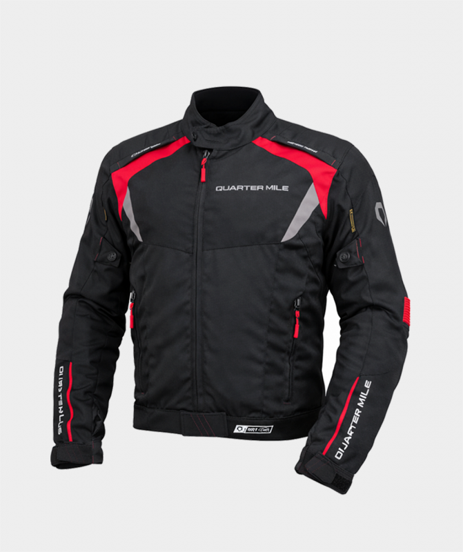 Quartermile chaqueta moto Eclipse roja