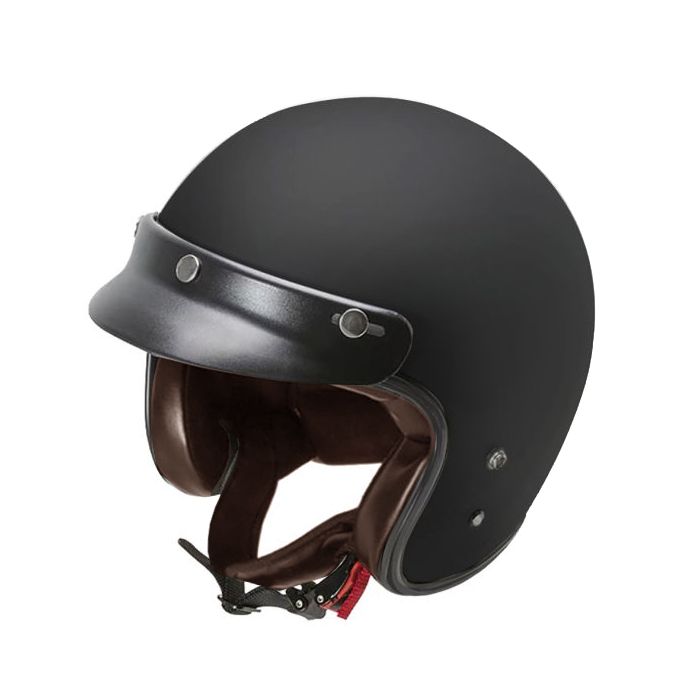 Garibaldi casco jet G02X Fiberglass negro mate - Imagen 2