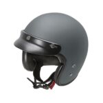 Garibaldi casco jet G02X Fiberglass gris nardo mate