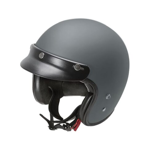 Garibaldi casco jet G02X Fiberglass gris nardo mate