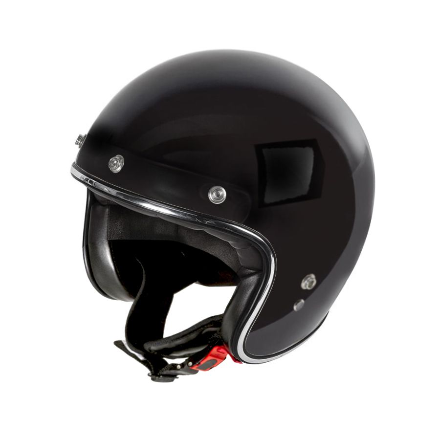 Garibaldi casco jet G02X Fiberglass negro brillo - Imagen 2