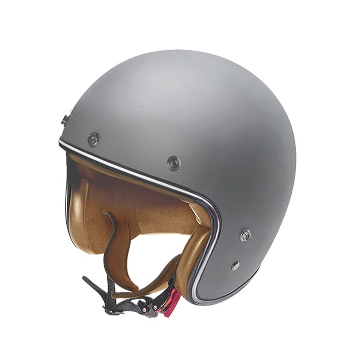 Garibaldi casco jet G02X Fiberglass gris titanio mate - Imagen 2