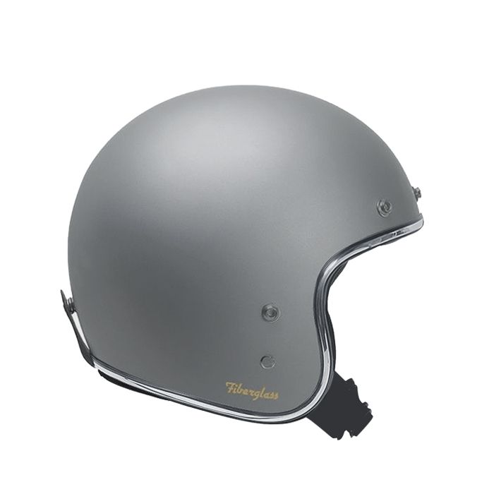 Garibaldi casco jet G02X Fiberglass gris titanio mate - Imagen 3