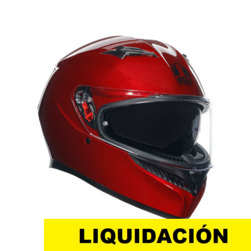 AGV casco moto integral K3 E2206 Competizione rojo