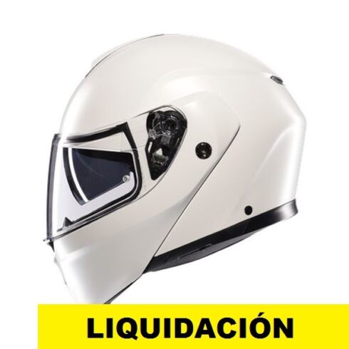 AGV casco moto modular Street E2206 blanco