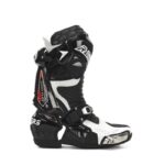 Rainers bota moto 999 GP carbono blanco negro