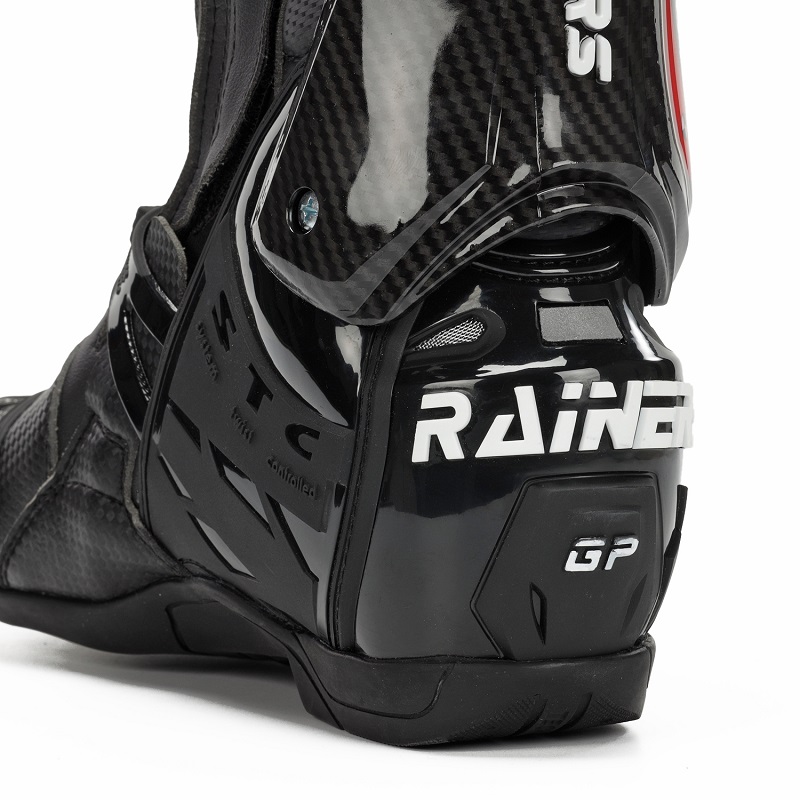 Rainers bota moto 999 GP carbono blanco negro - Imagen 3
