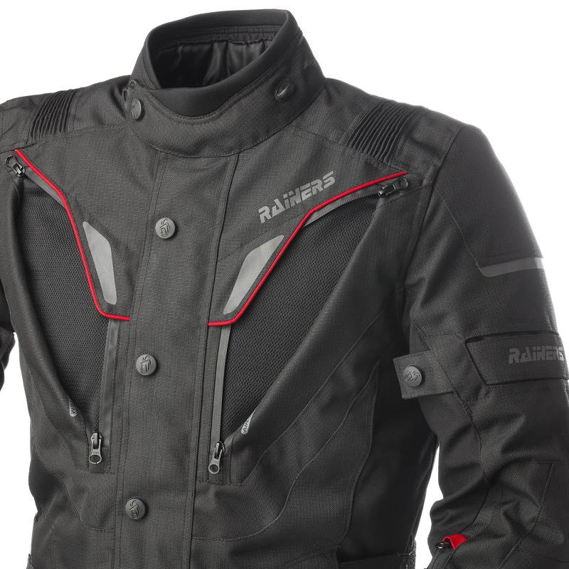 Rainers chaqueta moto Dakar Xtrem negro - Imagen 2