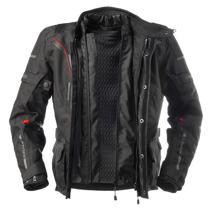 Rainers chaqueta moto Dakar Xtrem negro - Imagen 4