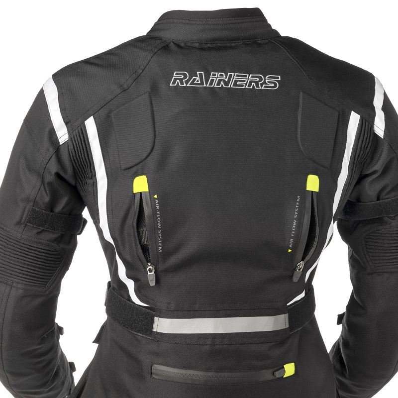 Rainers chaqueta moto mujer Deisy flúor - Imagen 2