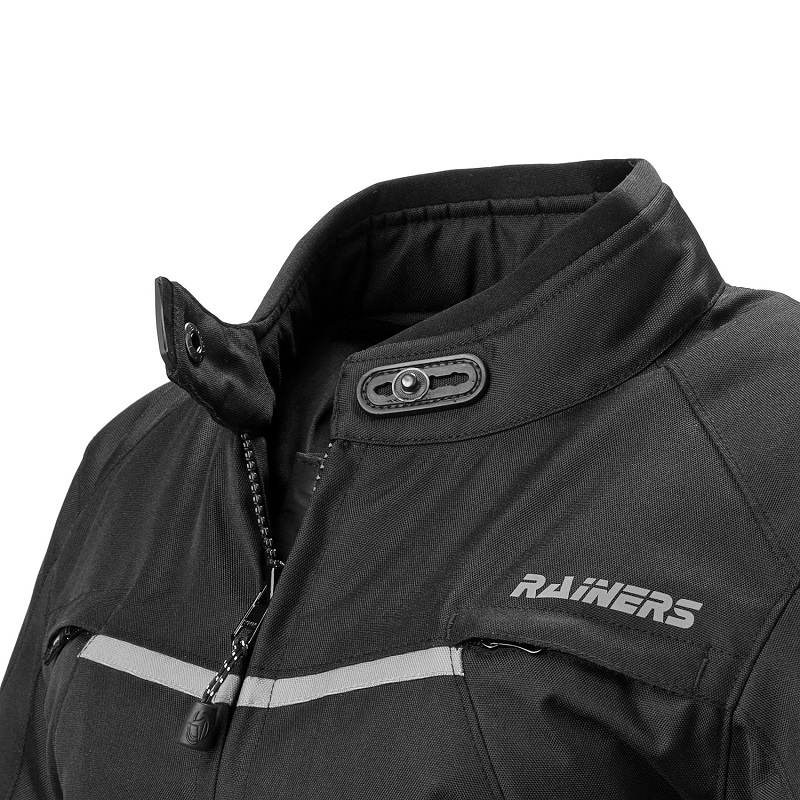 Rainers chaqueta moto mujer Jarama Plus negra - Imagen 2