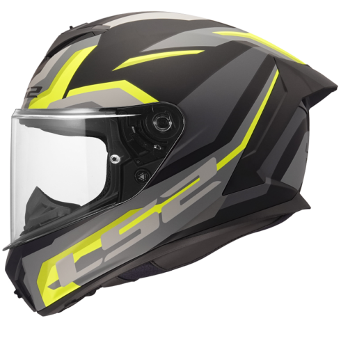 LS2 casco integral FF820 Rapid III Hyper negro amarillo