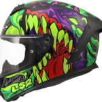 LS2 casco integral FF820 Rapid III Lycant verde morado