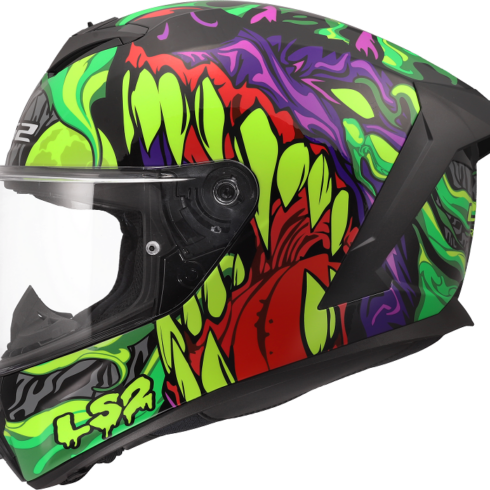 LS2 casco integral FF820 Rapid III Lycant verde morado