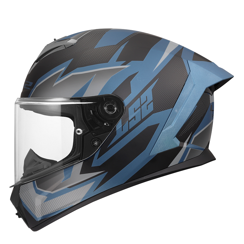 LS2 casco integral FF820 Rapid III Xtrem azul gris