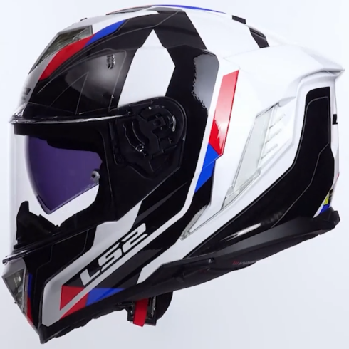 LS2 casco integral Storm III Sporty azul rojo